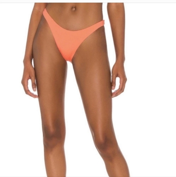 Vitamin A California Cut Bikini Bottom Marigold - Picture 3 of 8